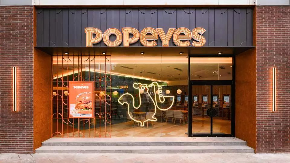 Popeye Chicken Menu Singapoere Store