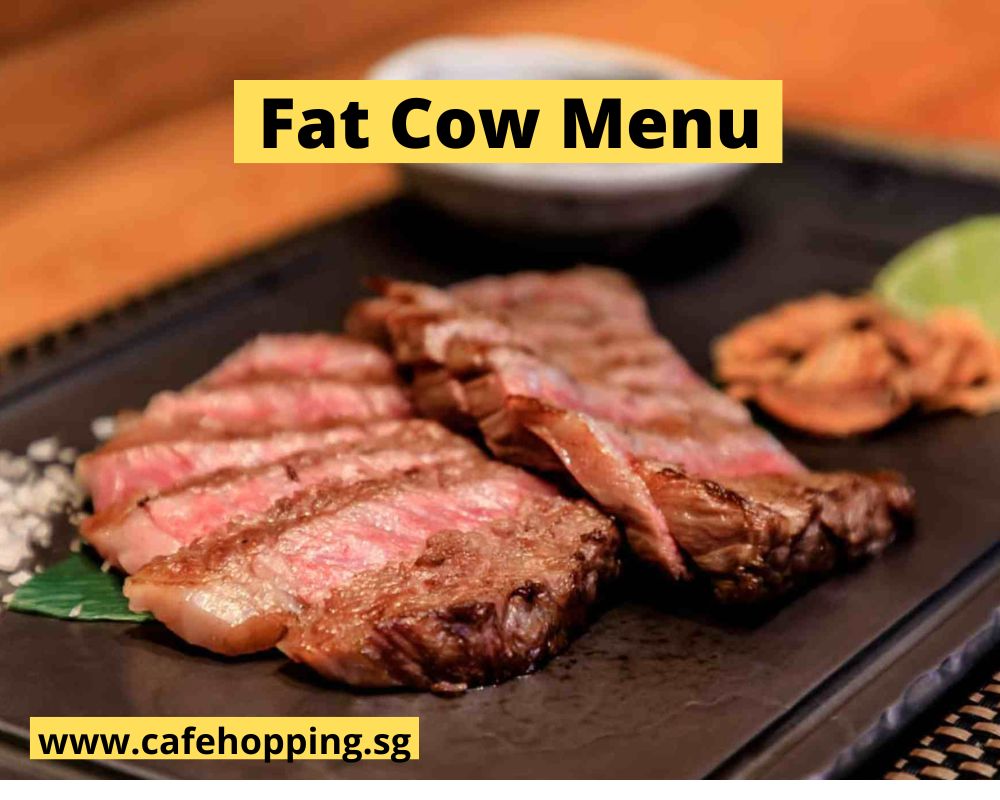 Fat Cow Menu