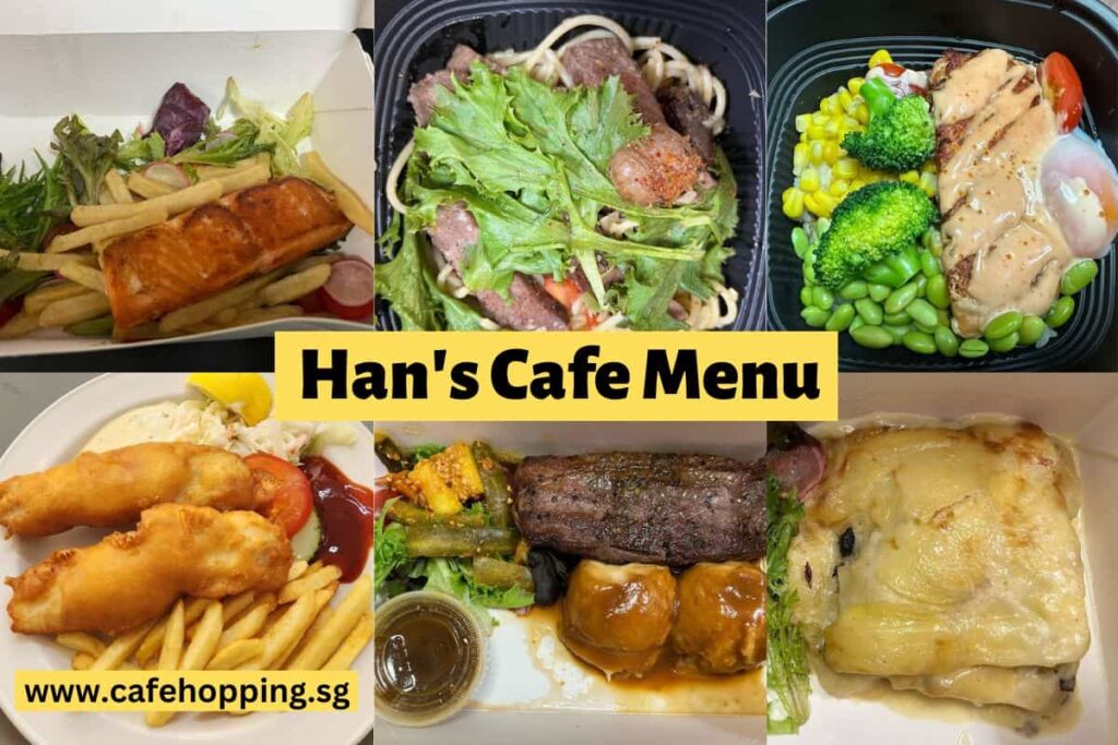 Han's Cafe Menu