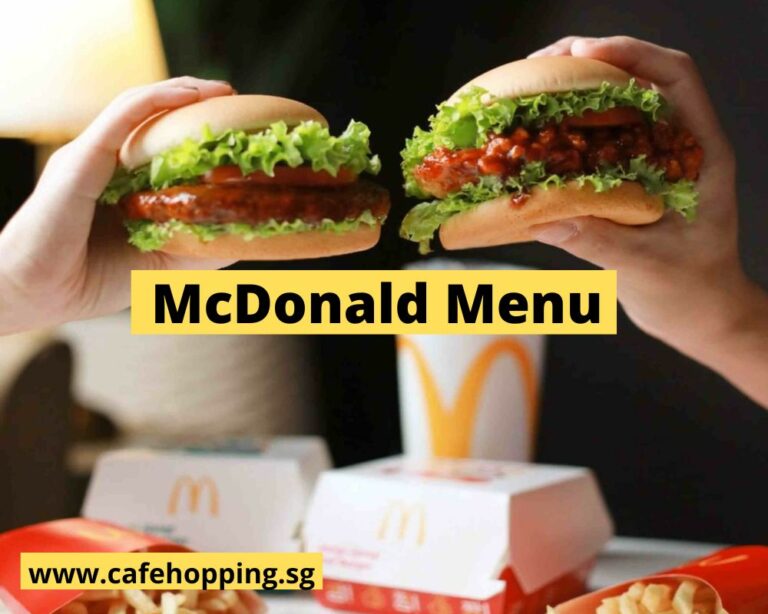 McDonald Menu