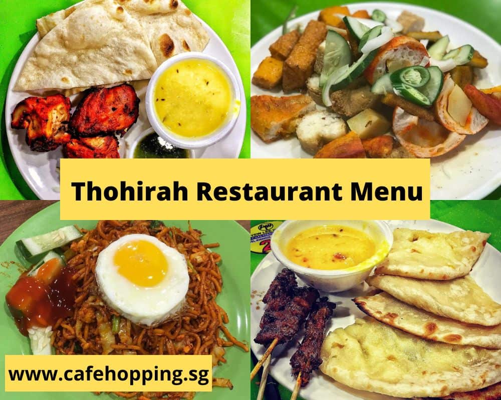 Thohirah Restaurant Menu