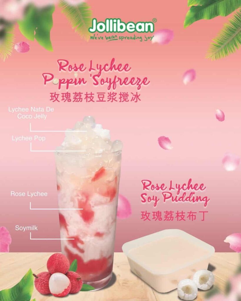 Best Lychee Drink of Jollibean Singapore Menu 2023