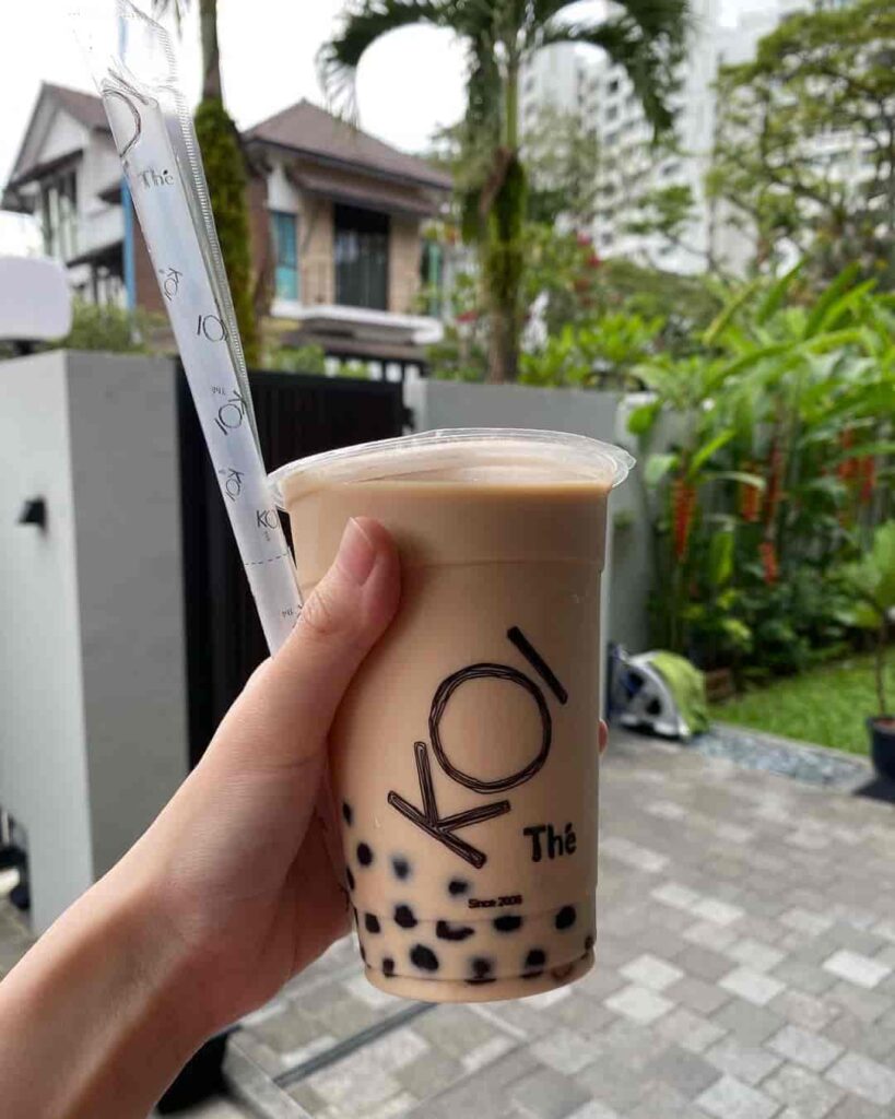 Best Tea of Koi Cafe Singapore Menu 2023