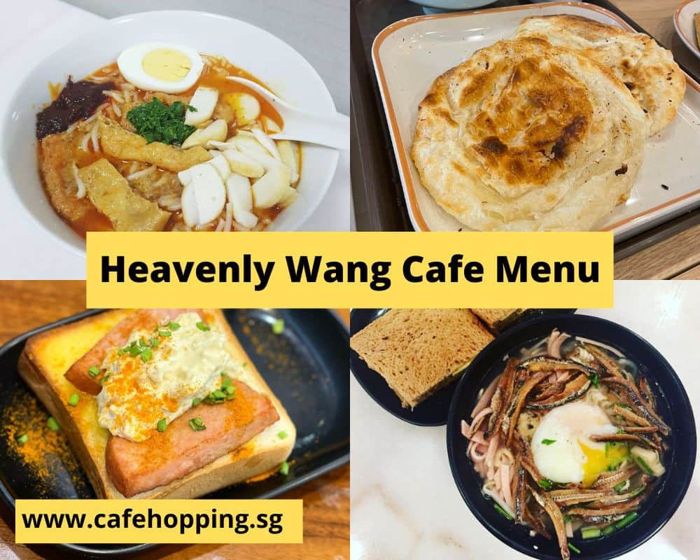Heavenly Wang Cafe Menu