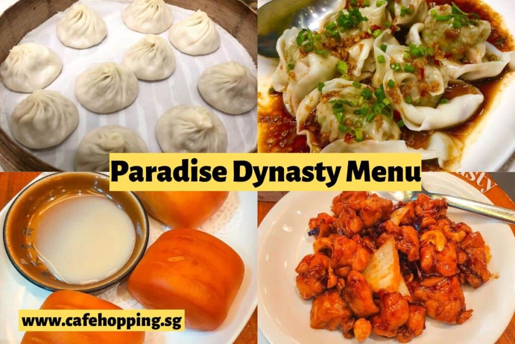 Paradise Dynasty Menu