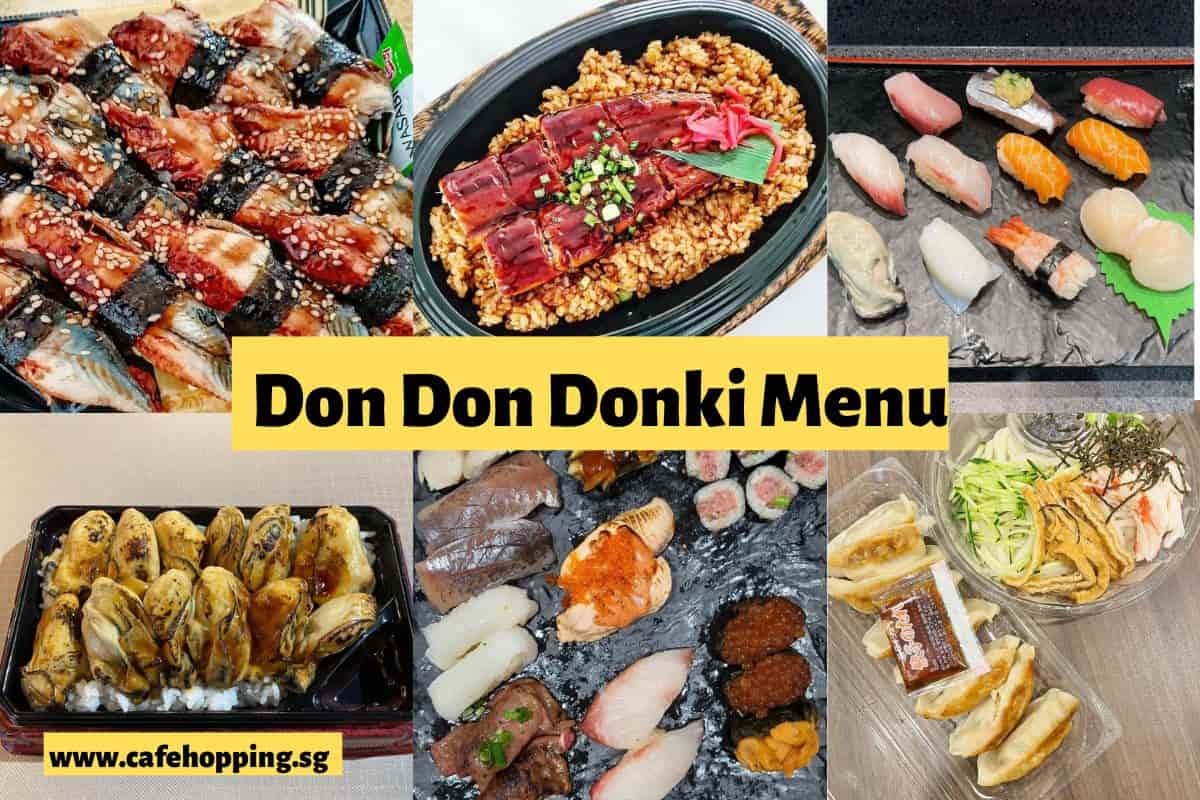 Don Don Donki Menu