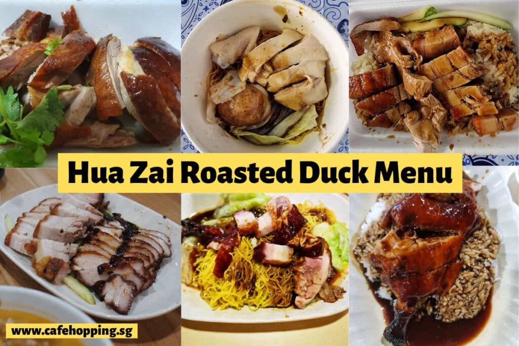 Hua Zai Roasted Duck Menu