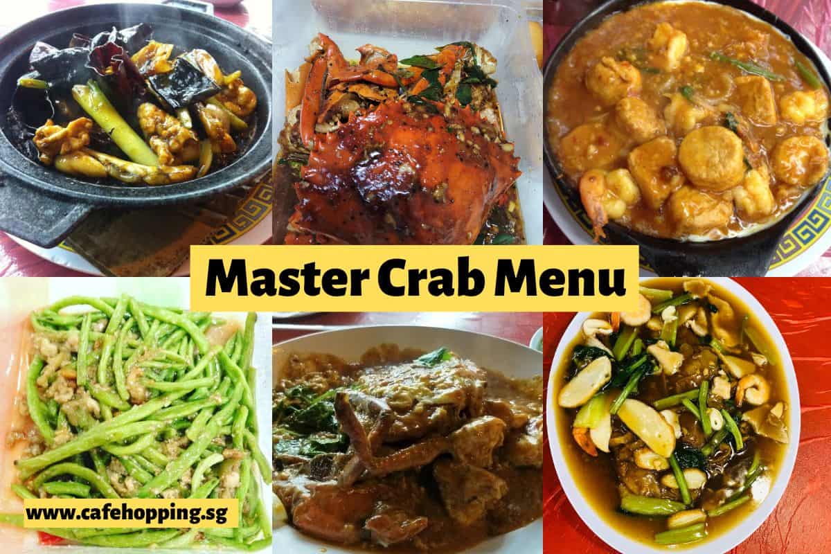 Master Crab Menu