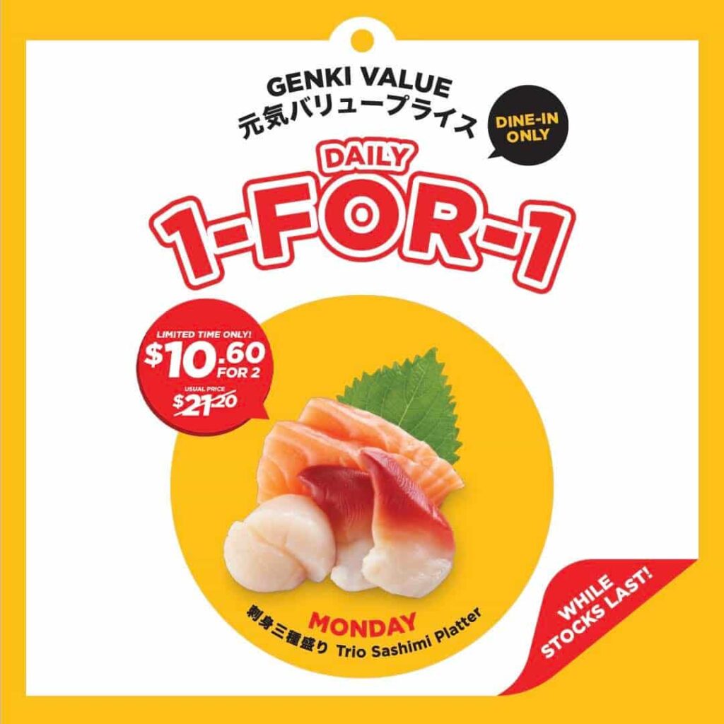 Genki Sushi Singapore Deals 2023