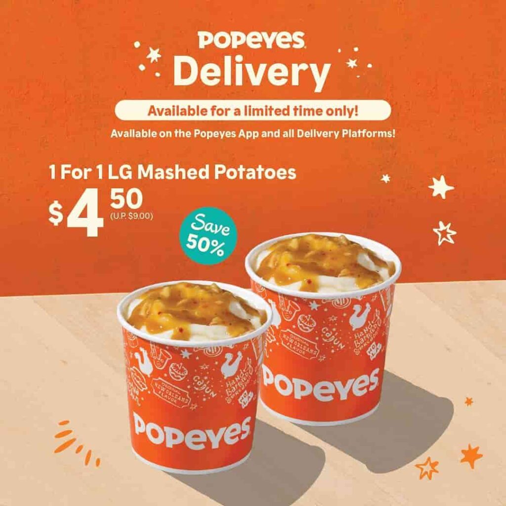 Popeyes Chicken Singapore Promotion