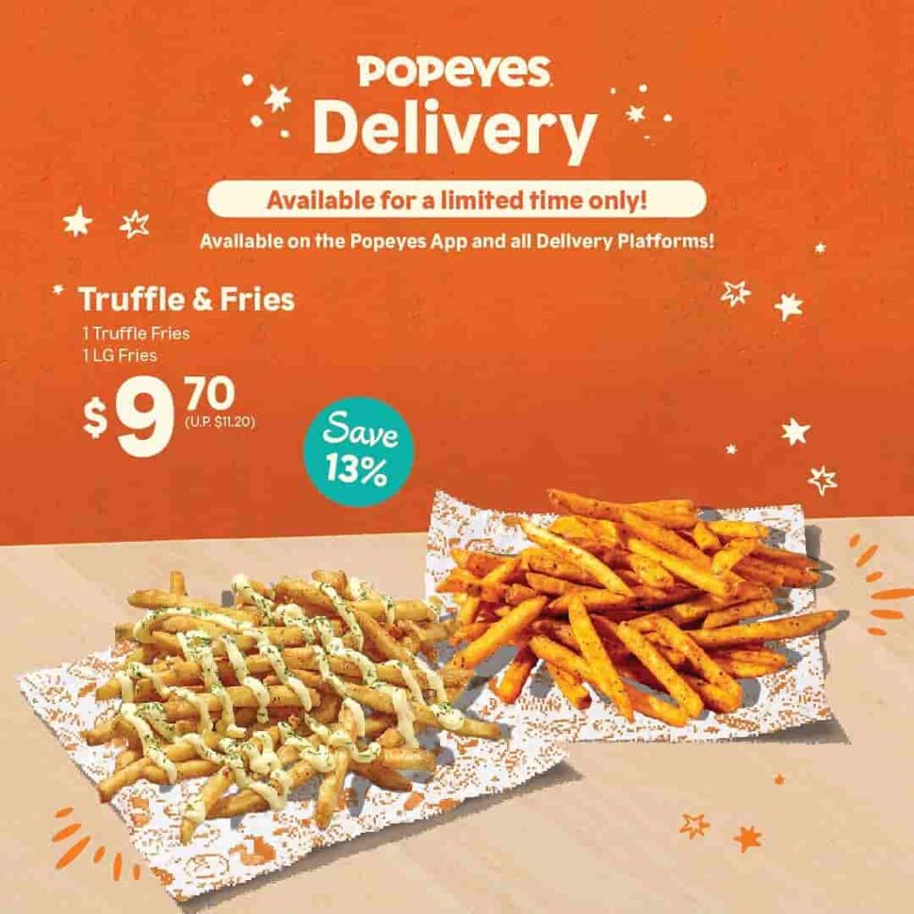 Popeyes Chicken Singapore Promotion 2023