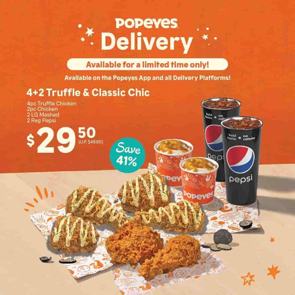 Popeyes Chicken Singapore Promotion September 2023