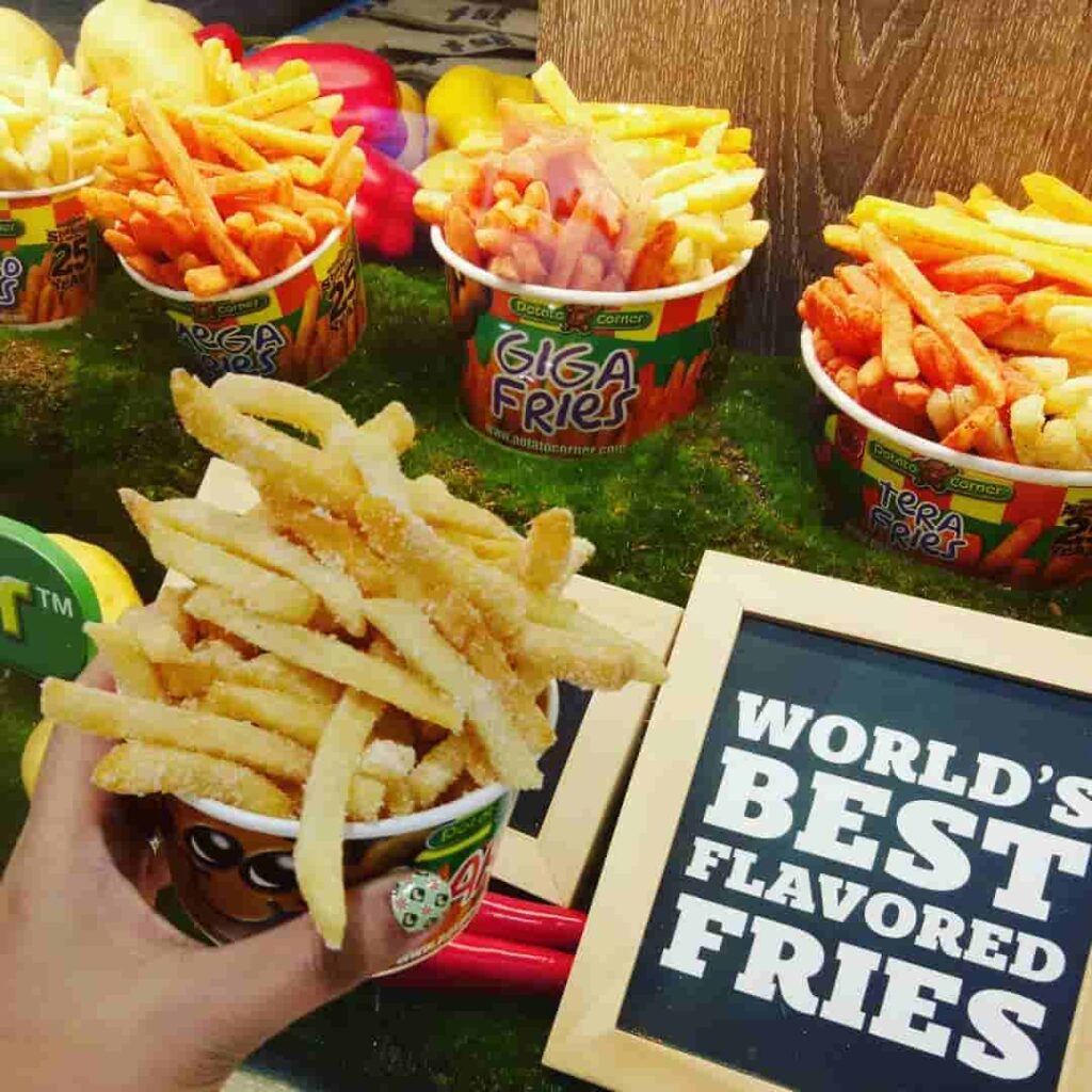Best Fries at Potato Corner Singapore Outlets