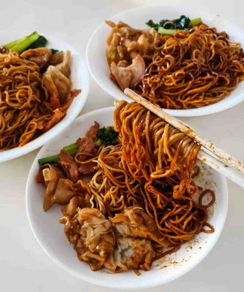Best Seller Menu for Pontian Wanton Noodles Singapore Outlets