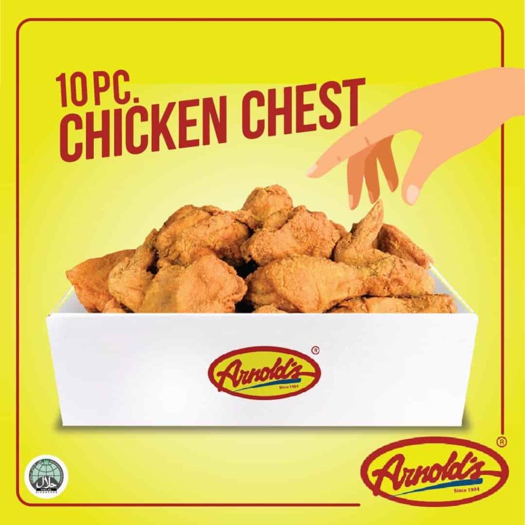 Delicious Chicken at Arnold's Fried Chicken Singapore Outlets