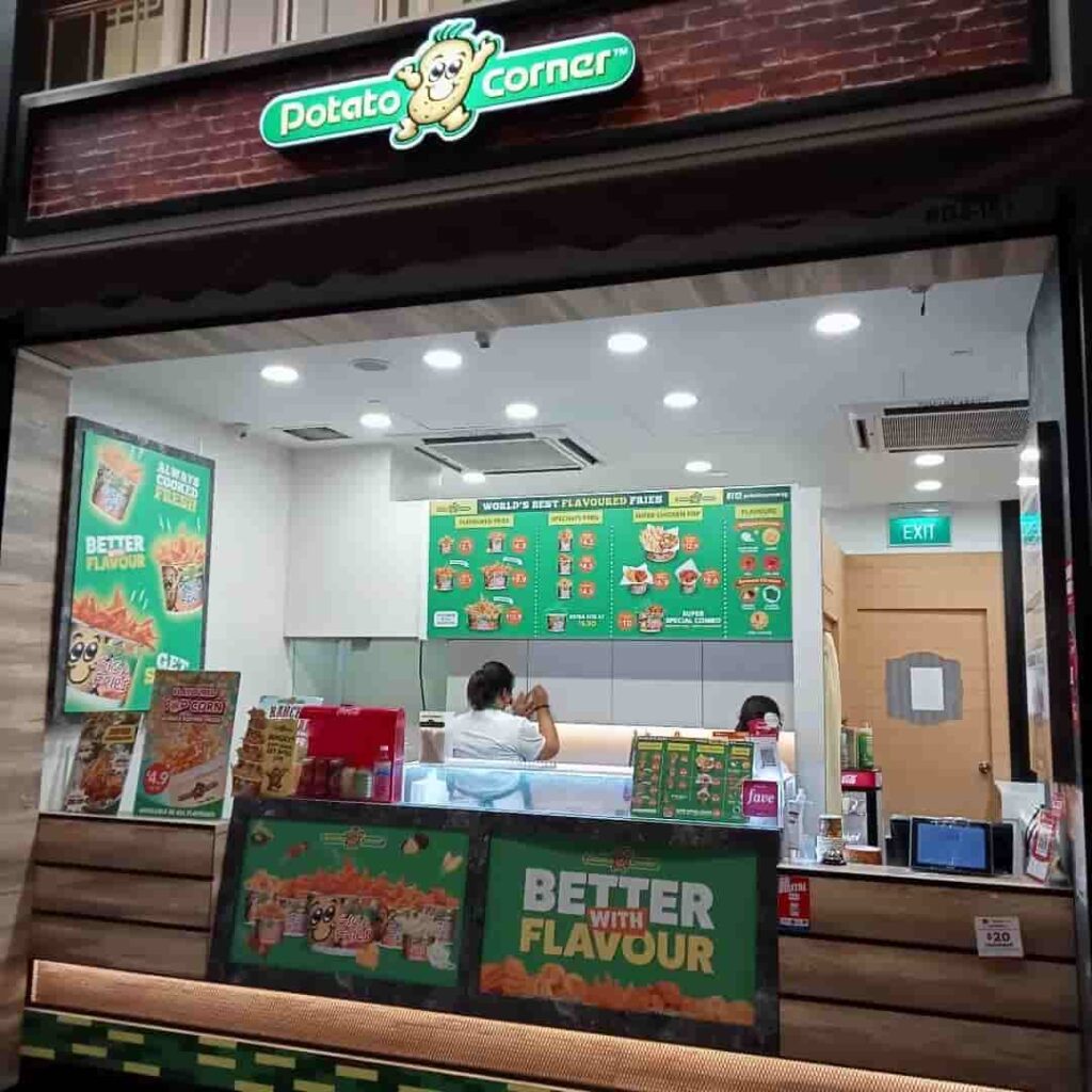 Famous Potato Corner Singapore Outlets