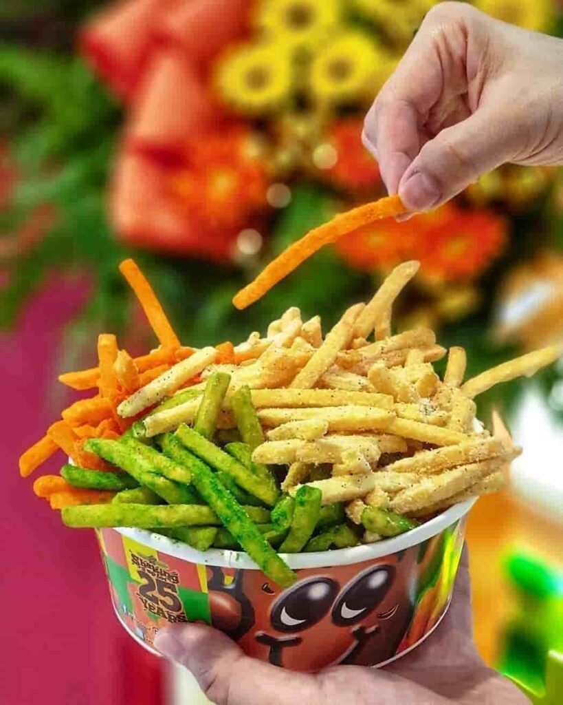 Flavored Fries at Potato Corner Singapore Outlets