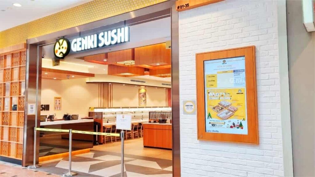 Popular Genki Sushi Singapore Outlets