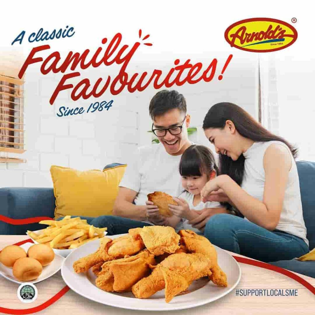 Popular Menu at Arnold's Fried Chicken Singapore Outlets