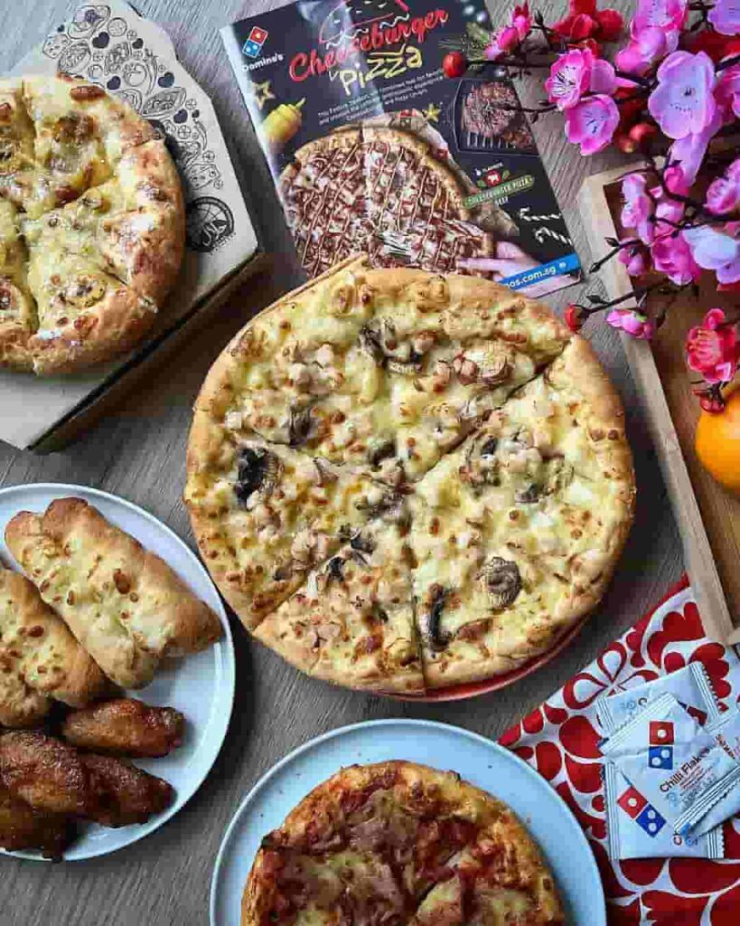 Popular Menu of Domino's Pizza Singapore Outlets