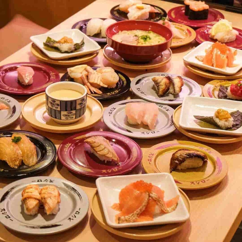 Top Sushi at Sushiro Singapore Outlets