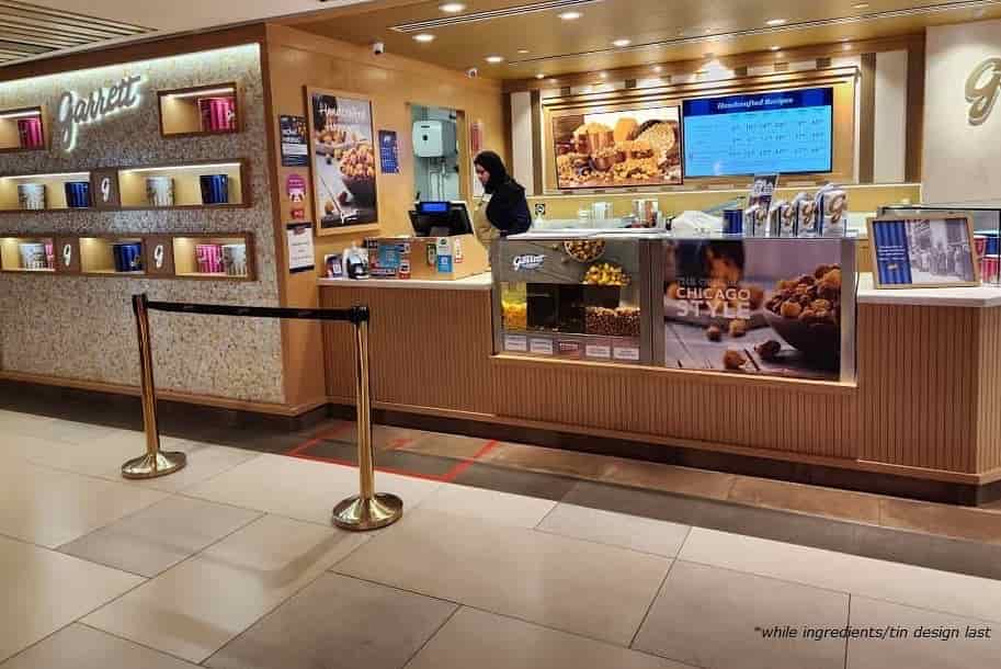 Popular Garrett Popcorn Shops Singapore Outlets