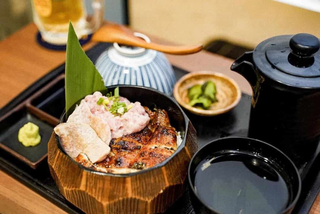 Popular Menu of Man Man Japanese Unagi Restaurant Singapore Outlets