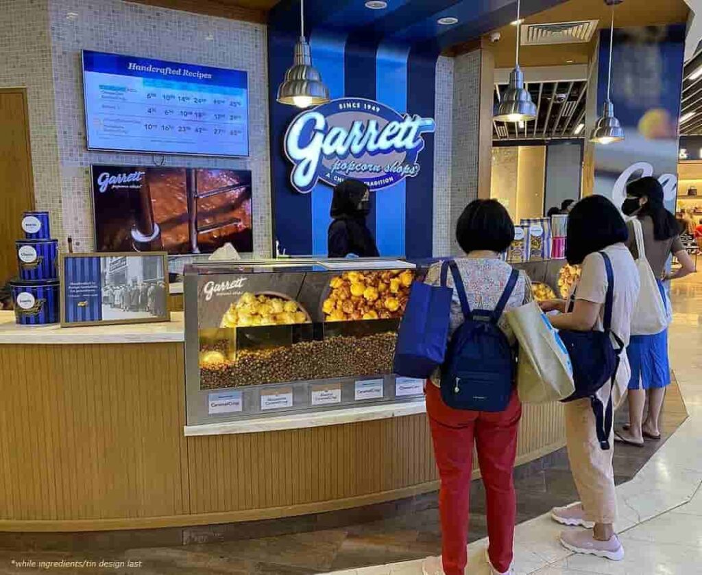 Recommended Garrett Popcorn Shops Singapore Outlets