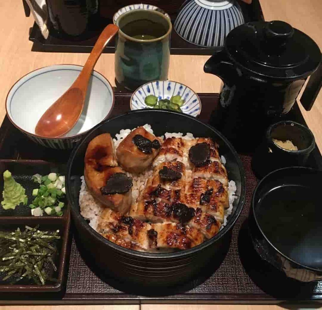 Recommended Menu of Man Man Japanese Unagi Restaurant Singapore Outlets