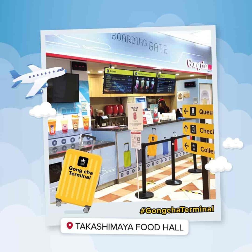 Gong Cha Singapore Outlets - Takashima Food Hall Outlet