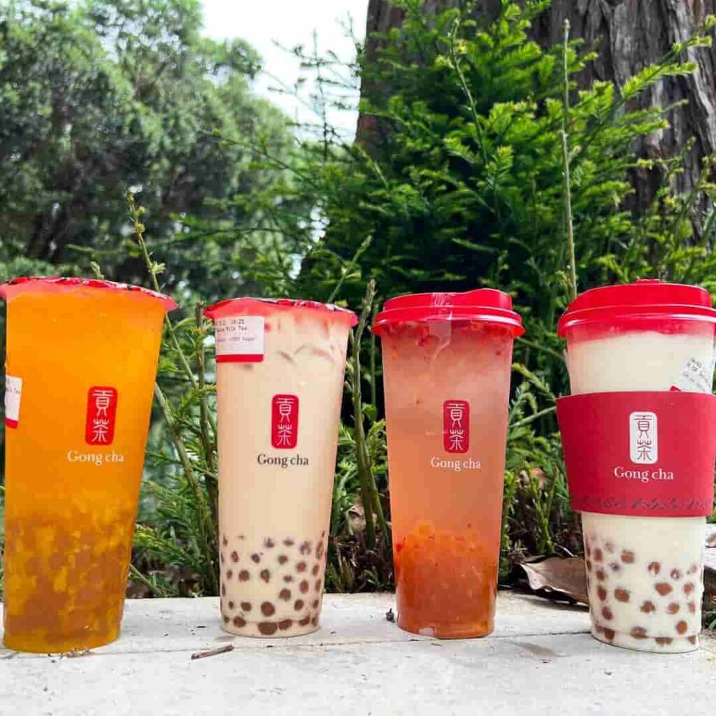 Must Try Tea of Gong Cha Singapore Outlets