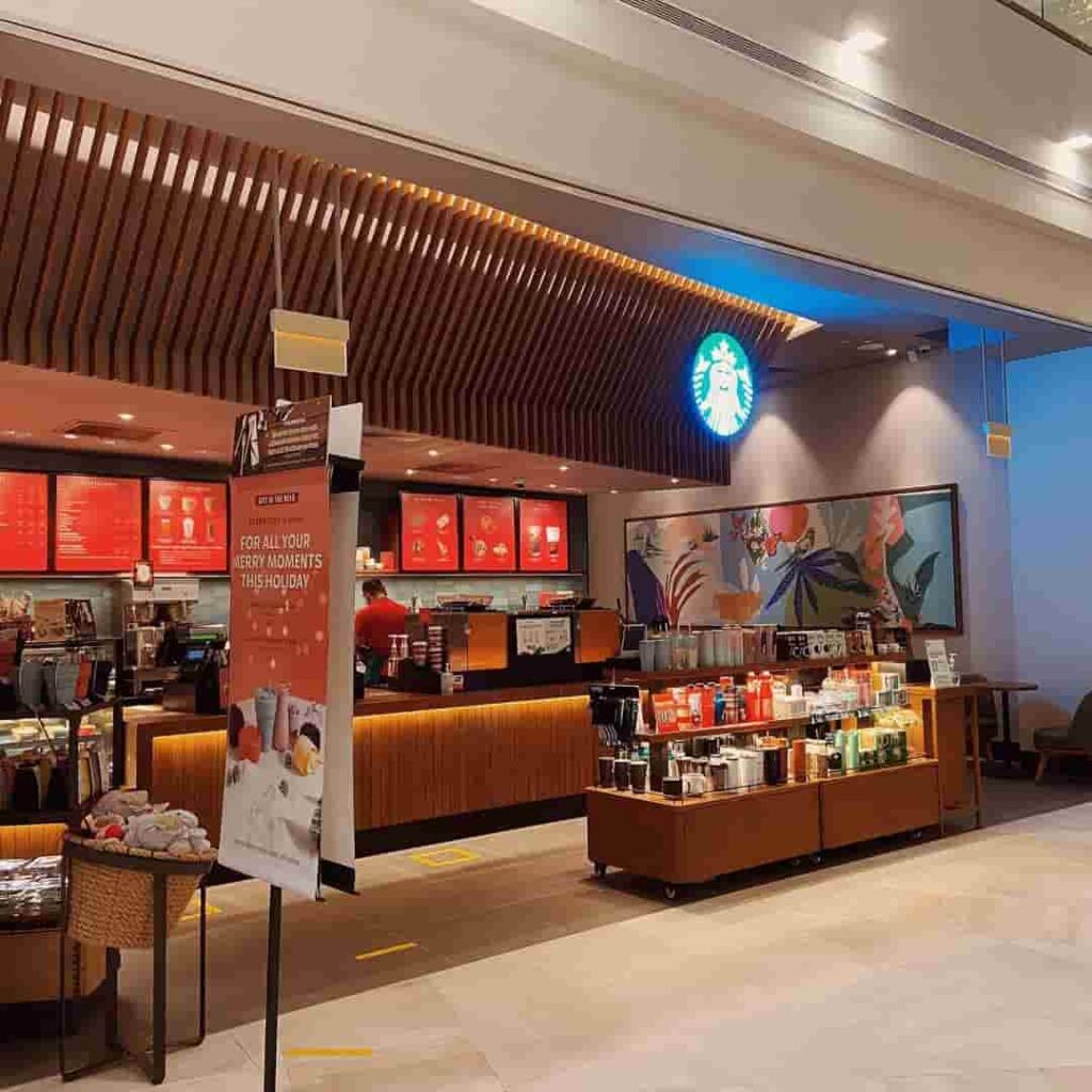 Popular Starbucks Cafe in Singapore